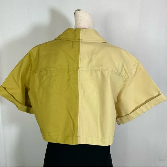 Zara Two-Tone Green and Cream Skirt Set - Picture 8 of 16